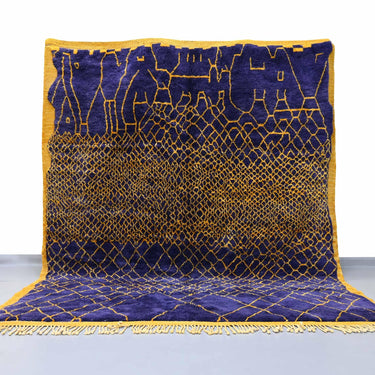 Lyra Luxury Beni Mrirt Moroccan Rug 8.2 X 9.8 ft / 252 X 301 cm - Ettilux Home